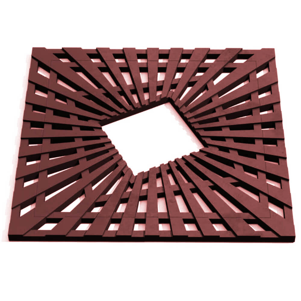 Приствольная решетка для дерева ZKING ATMOSPHERE 1.2х1.2м Коричневая Нижневартовск фото