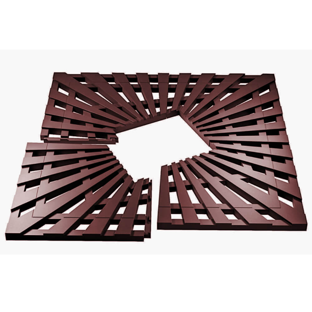 Приствольная решетка для дерева ZKING ATMOSPHERE 1.2х1.2м Коричневая в Нижневартовске фото