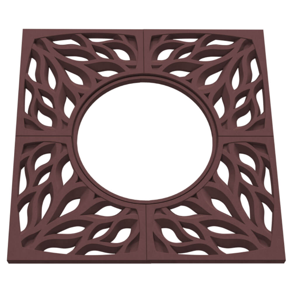 Приствольная решетка для дерева ZKING CRUST 1.2х1.2м Коричневая в Нижневартовске фото