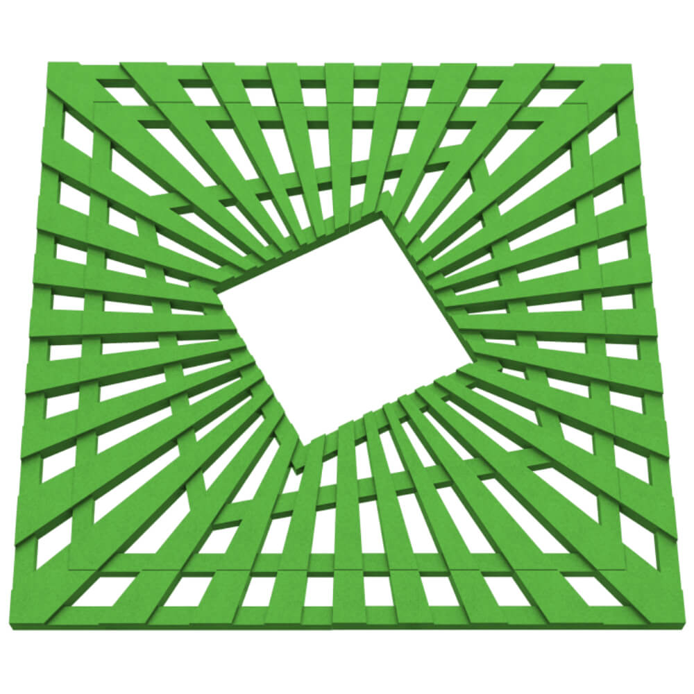 Приствольная решетка для дерева ZKING ATMOSPHERE 1.2х1.2м Зеленая в Нижневартовске фото