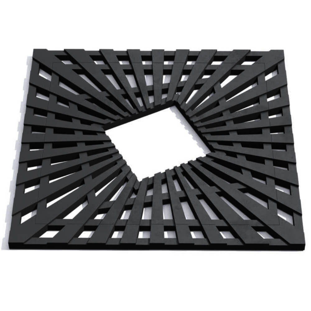 Приствольная решетка для дерева ZKING ATMOSPHERE 1.2х1.2м Черная Нижневартовск фото