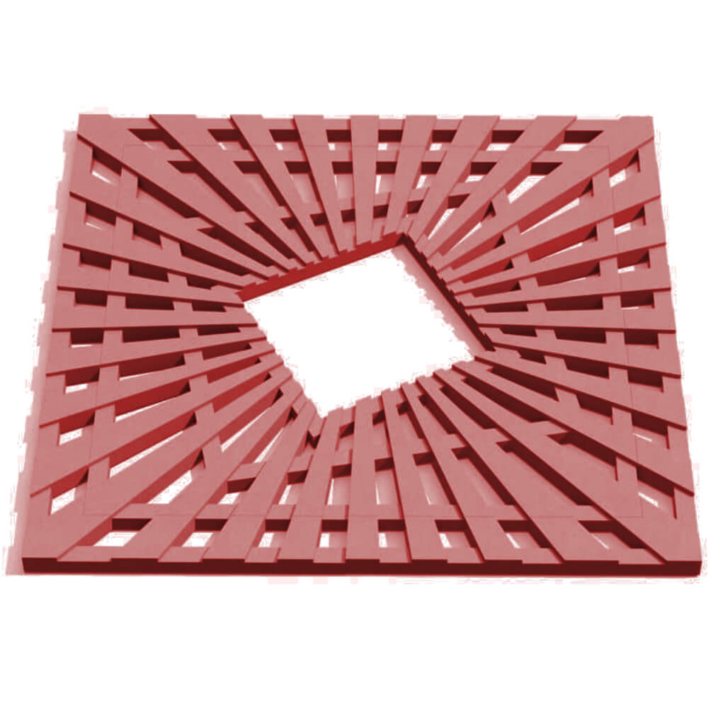 Приствольная решетка для дерева ZKING ATMOSPHERE 1.2х1.2м Красная Нижневартовск фото