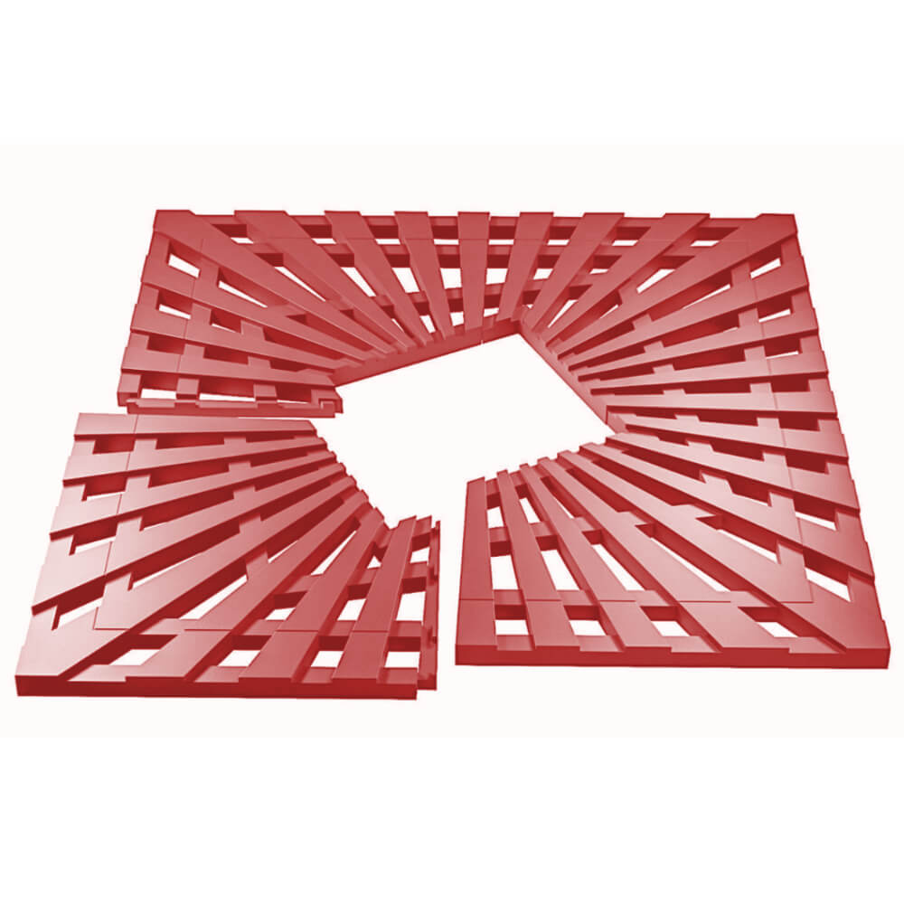 Приствольная решетка для дерева ZKING ATMOSPHERE 1.2х1.2м Красная в Нижневартовске фото