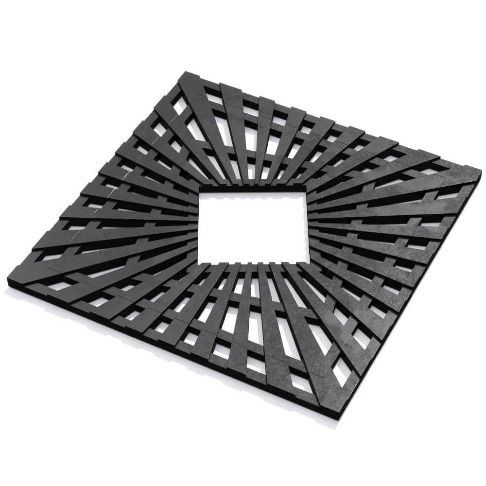 Приствольная решетка для дерева ZKING ATMOSPHERE 1.2х1.2м Черная в Нижневартовске фото