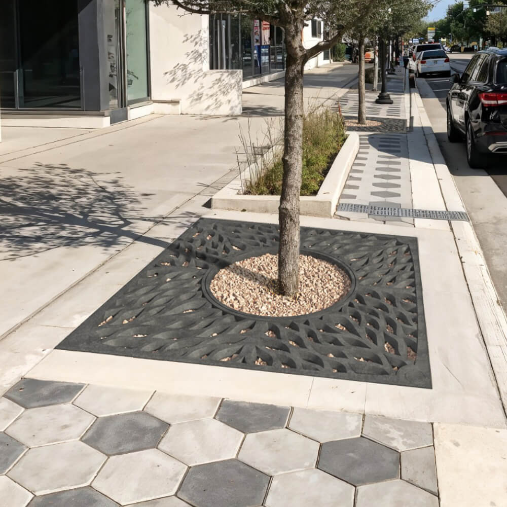 Приствольная решетка для дерева ZKING CRUST 2х2м Черная в Нижневартовске фото